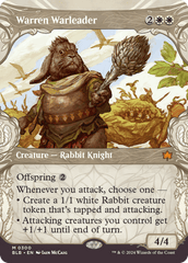 Líder de Guerra da Coelheira / Warren Warleader - Magic: The Gathering - MoxLand