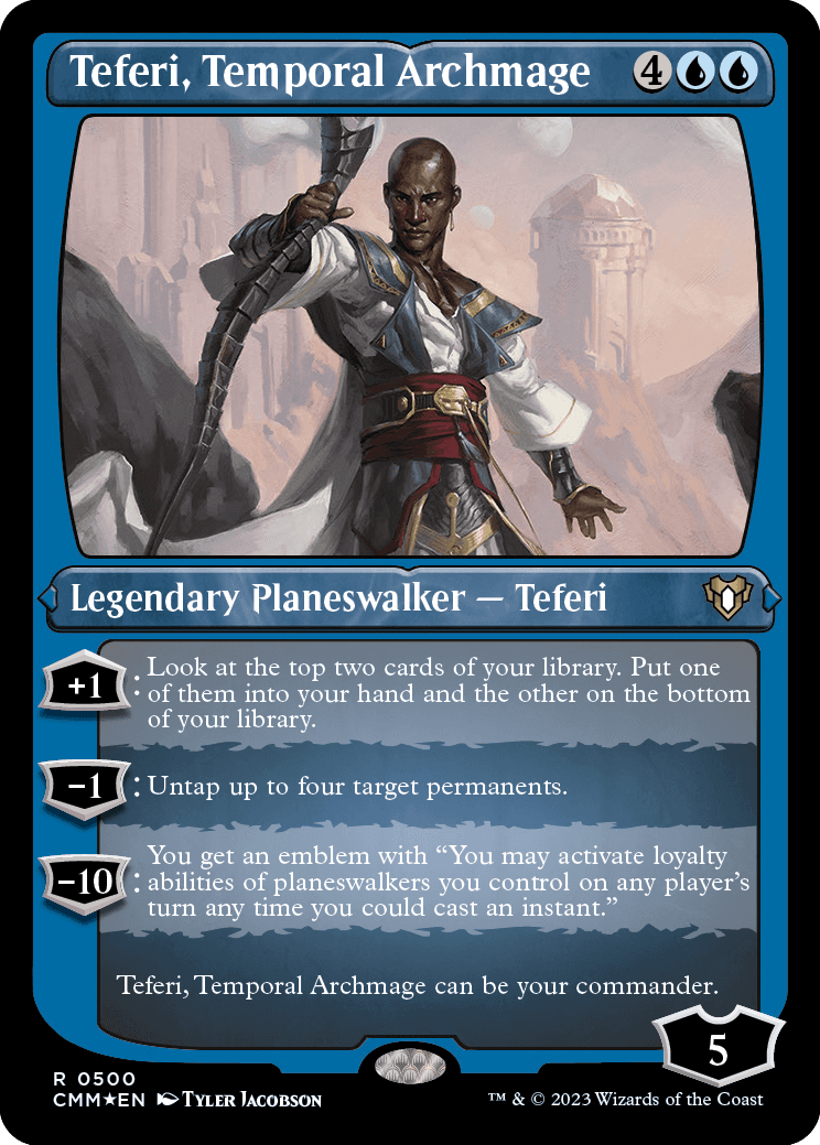 Teferi, Arquimago Temporal / Teferi, Temporal Archmage - Magic: The Gathering - MoxLand