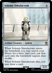Simulacro Solene / Solemn Simulacrum - Magic: The Gathering - MoxLand