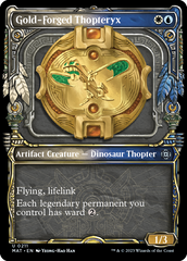 Topterix Forjado em Ouro / Gold-Forged Thopteryx - Magic: The Gathering - MoxLand