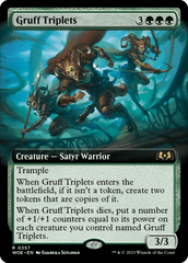 Trigêmeos Rudes / Gruff Triplets - Magic: The Gathering - MoxLand