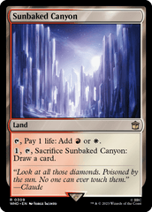 Desfiladeiro Calcinado pelo Sol / Sunbaked Canyon - Magic: The Gathering - MoxLand
