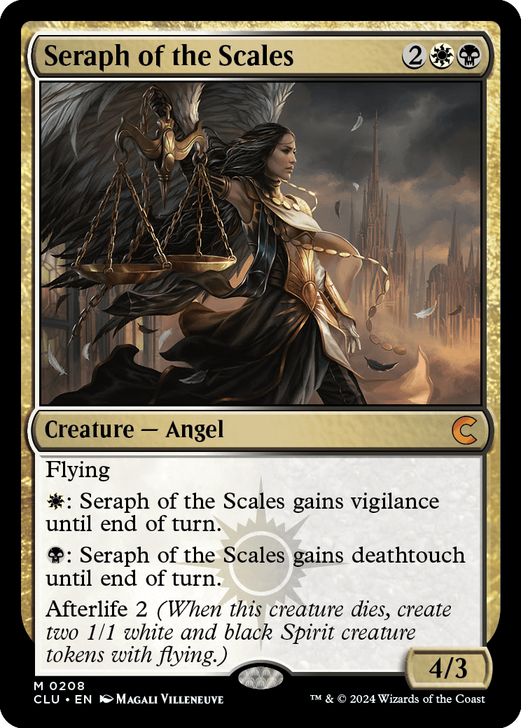 Serafim das Balanças / Seraph of the Scales - Magic: The Gathering - MoxLand