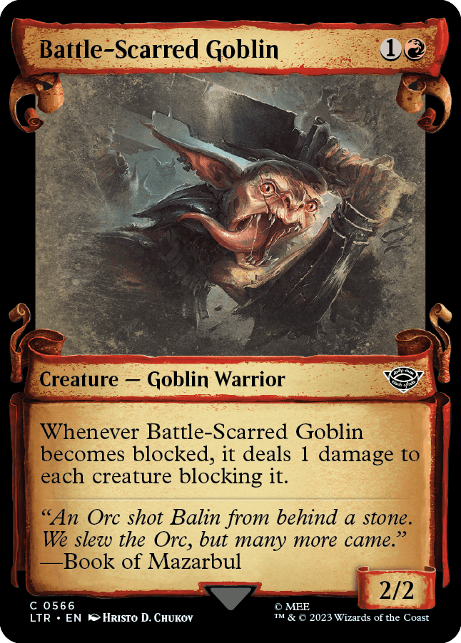 Goblin Veterano de Guerra / Battle-Scarred Goblin - Magic: The Gathering - MoxLand