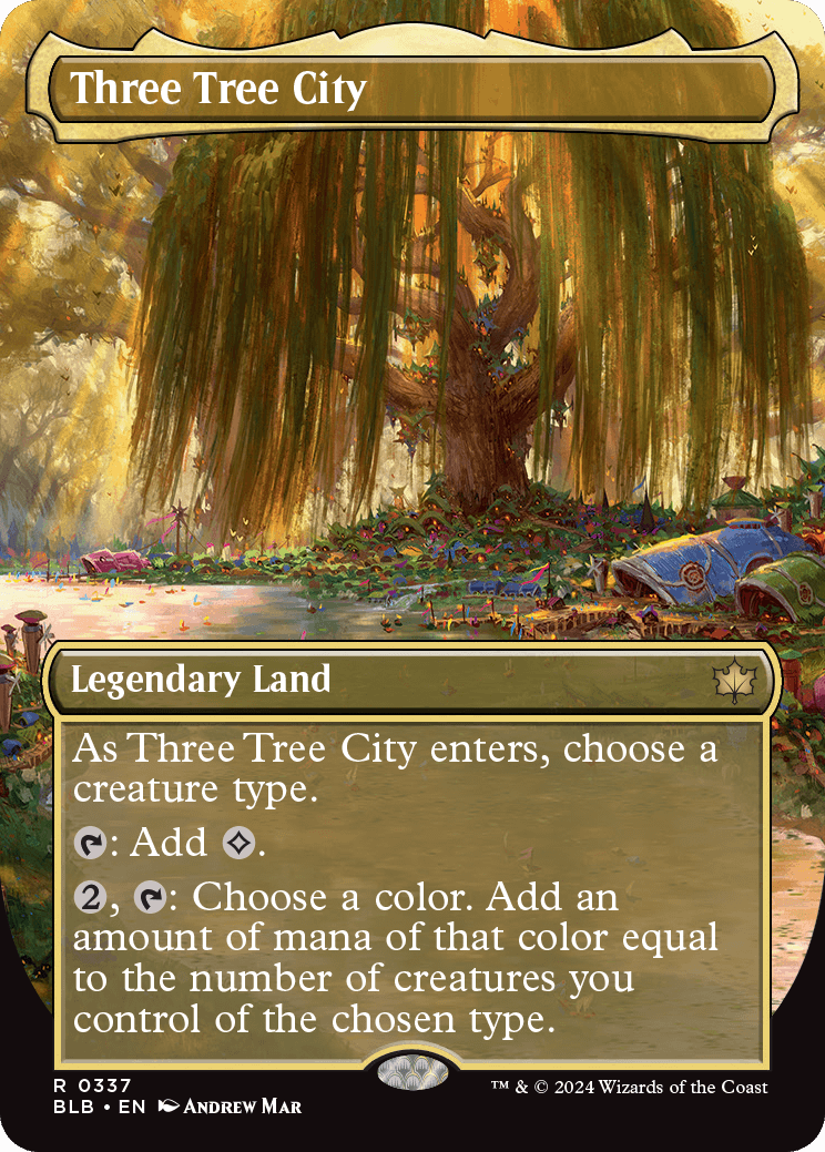 Cidade das Três Árvores / Three Tree City - Magic: The Gathering - MoxLand