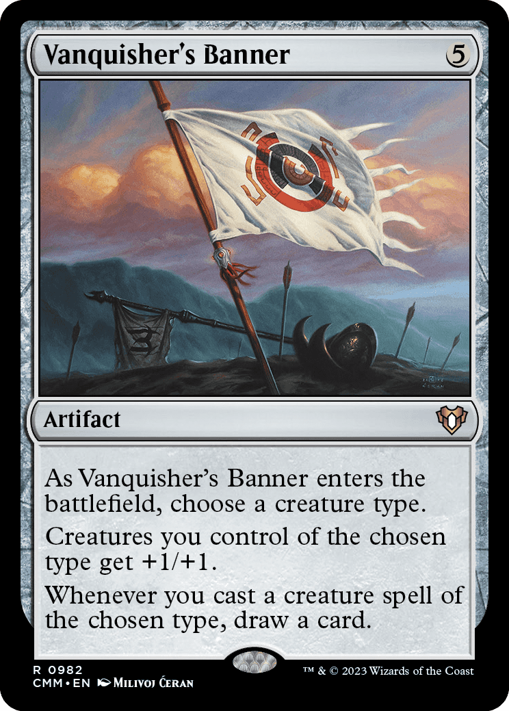 Estandarte do Vitorioso / Vanquisher's Banner - Magic: The Gathering - MoxLand