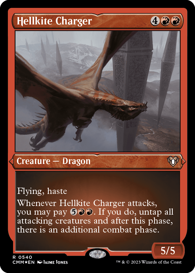 Dragão Avérneo Atacante / Hellkite Charger - Magic: The Gathering - MoxLand