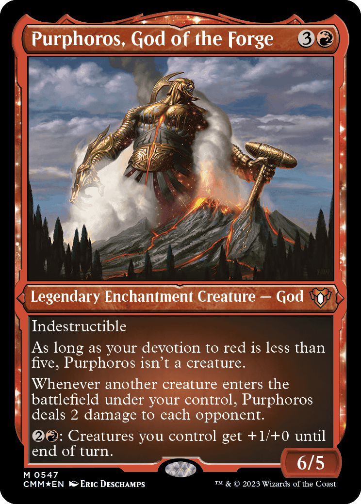 Púrforo, Deus da Forja / Purphoros, God of the Forge - Magic: The Gathering - MoxLand