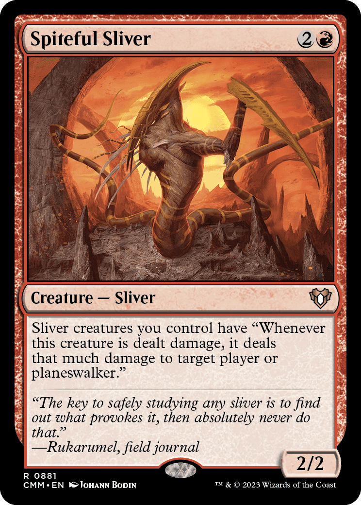 Fractius Malévolo / Spiteful Sliver - Magic: The Gathering - MoxLand