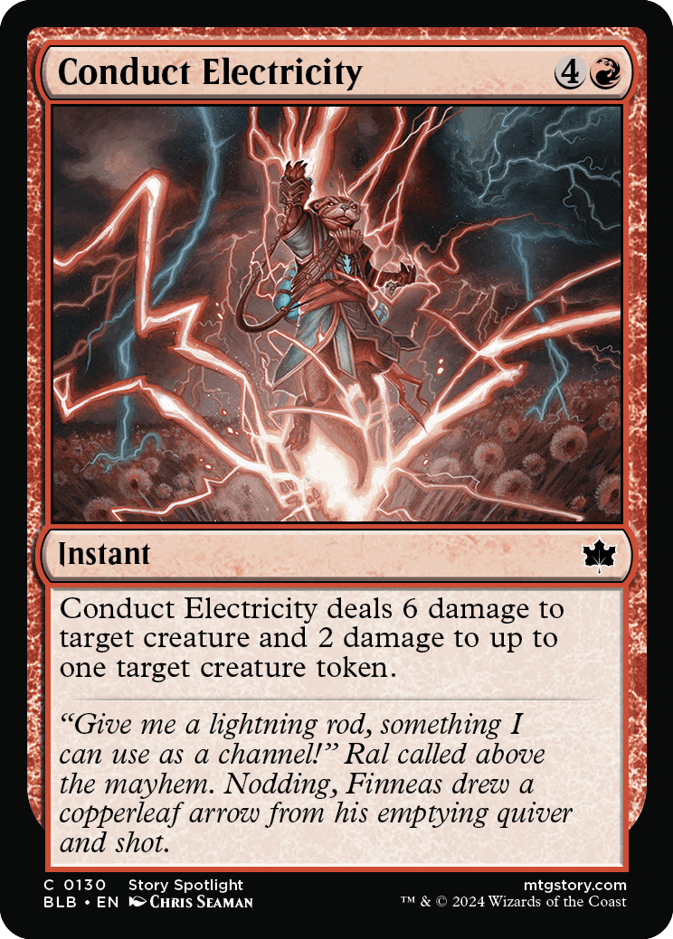 Conduzir Eletricidade / Conduct Electricity - Magic: The Gathering - MoxLand