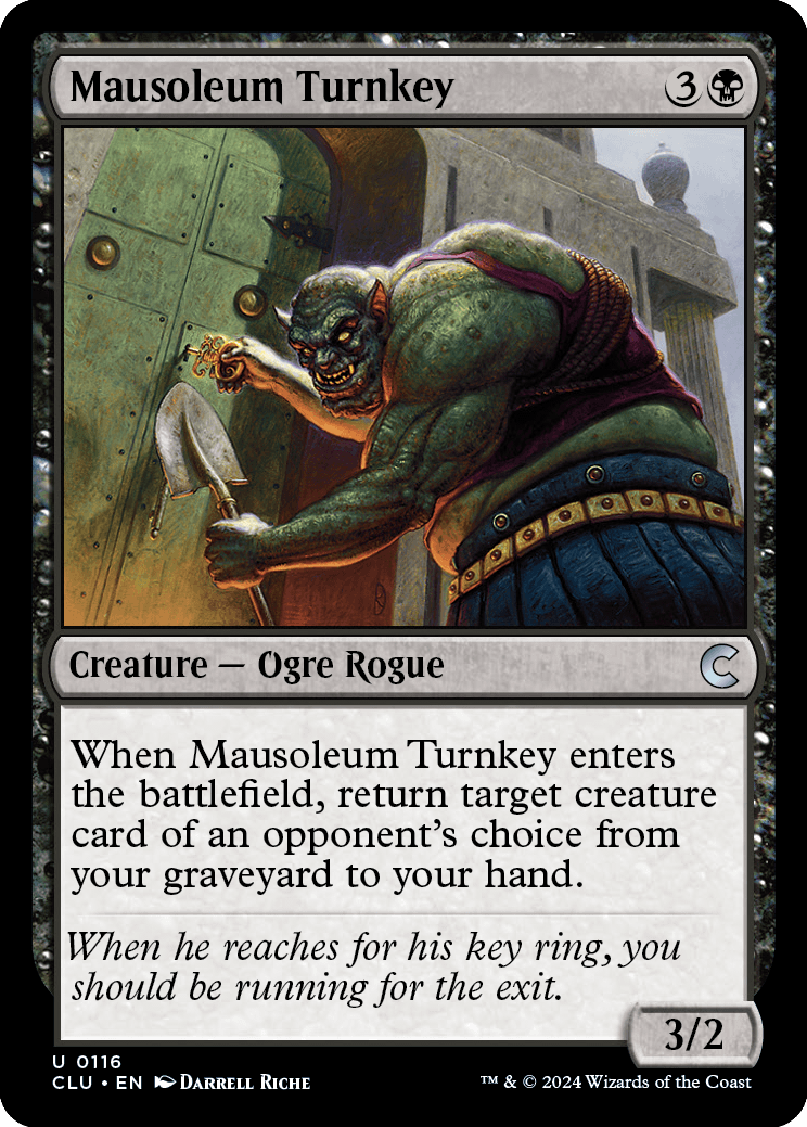 Carcereiro do Mausoléu / Mausoleum Turnkey - Magic: The Gathering - MoxLand