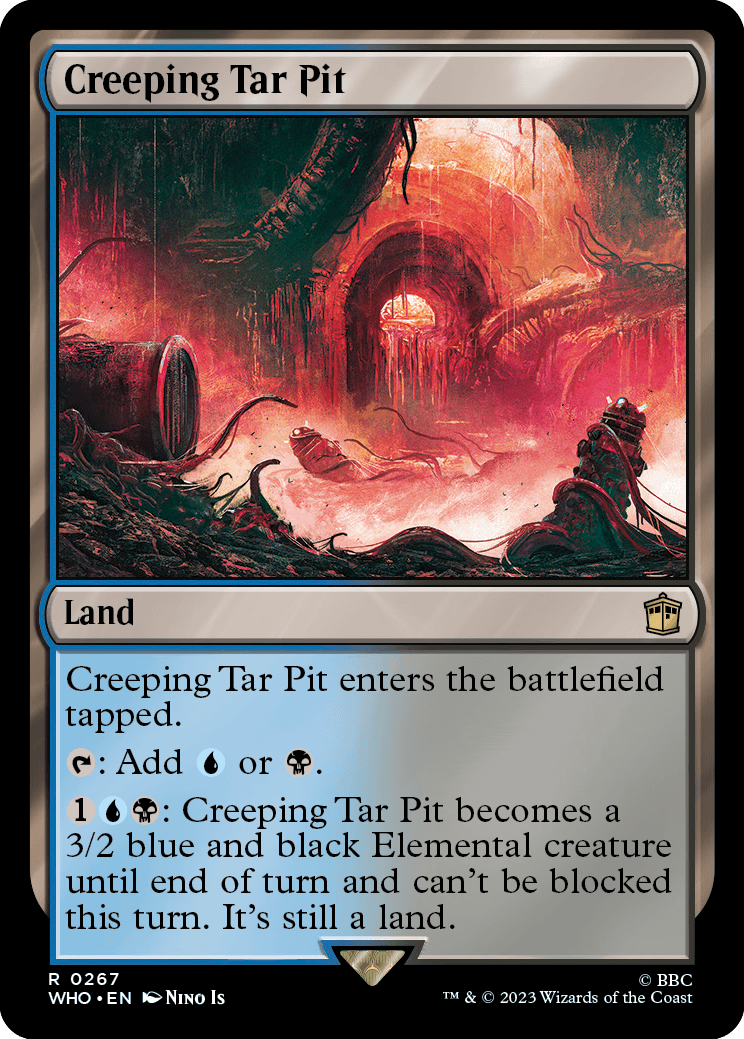 Poço de Piche Rastejante / Creeping Tar Pit - Magic: The Gathering - MoxLand