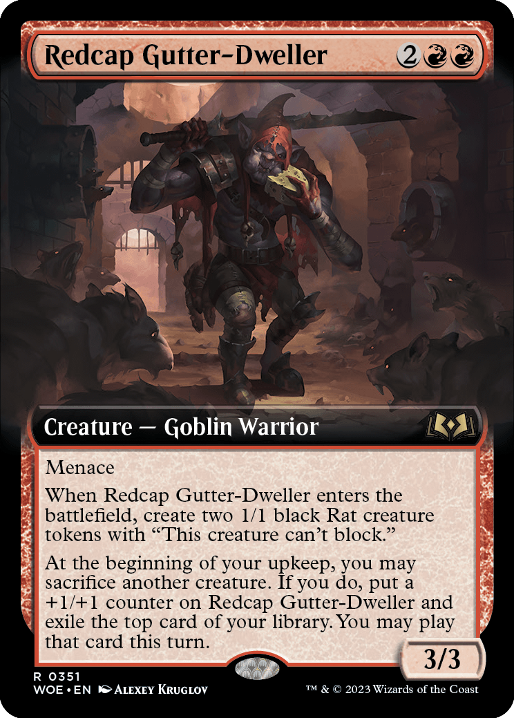 Sarjetano Barrete Vermelho / Redcap Gutter-Dweller - Magic: The Gathering - MoxLand