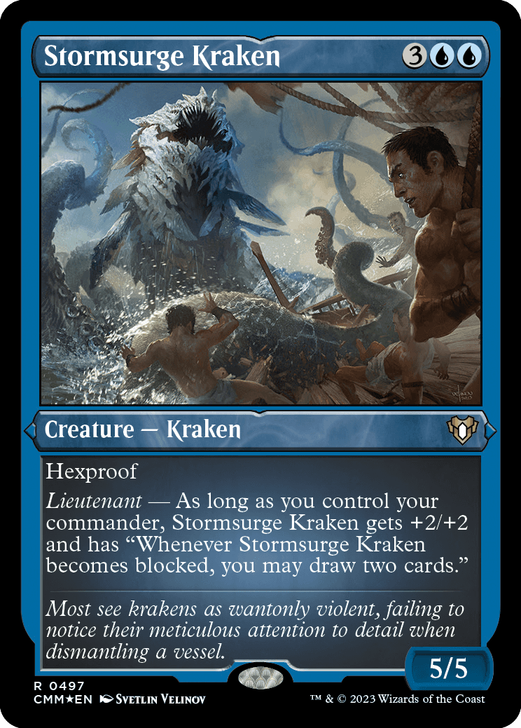 Kraken do Surto da Tempestade / Stormsurge Kraken - Magic: The Gathering - MoxLand