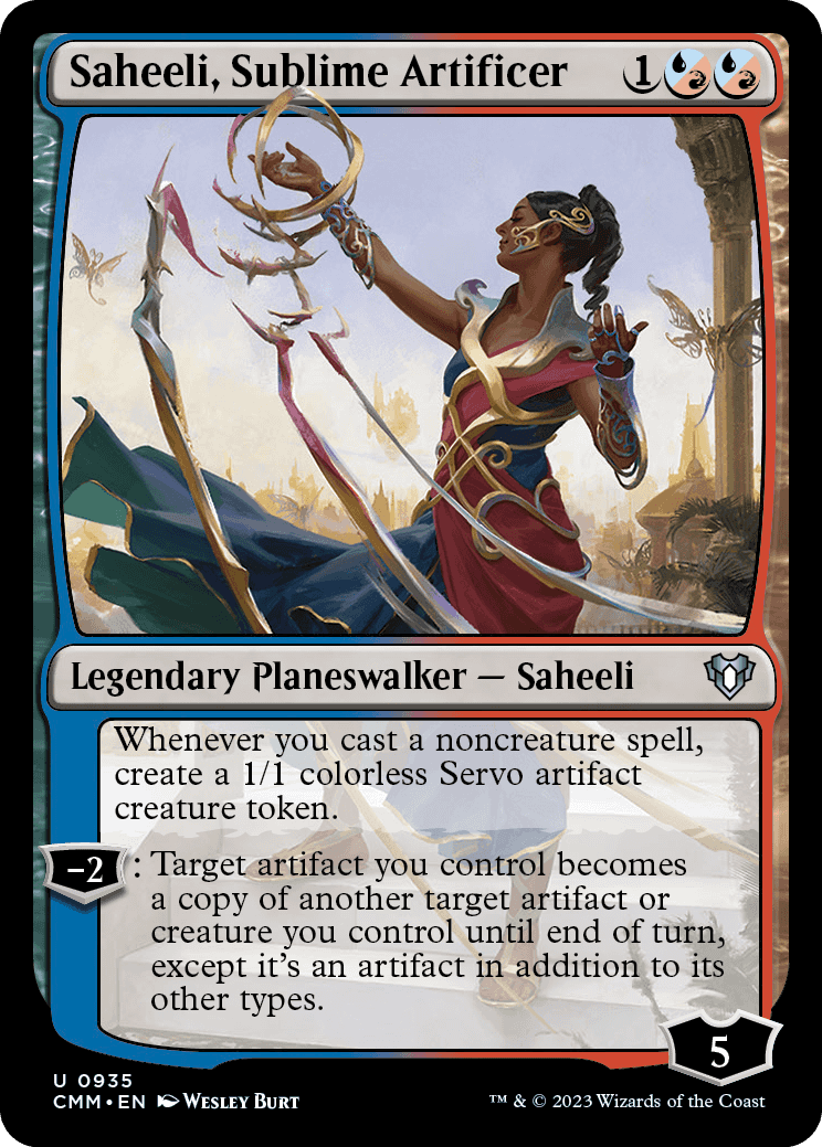 Saheeli, Artífice Sublime / Saheeli, Sublime Artificer - Magic: The Gathering - MoxLand