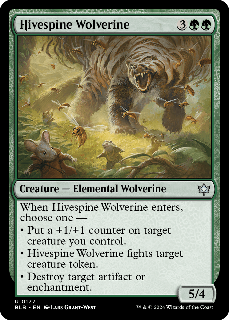 Carcaju-colméia / Hivespine Wolverine - Magic: The Gathering - MoxLand