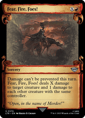 Medo! Fogo! Inimigos! / Fear, Fire, Foes! - Magic: The Gathering - MoxLand