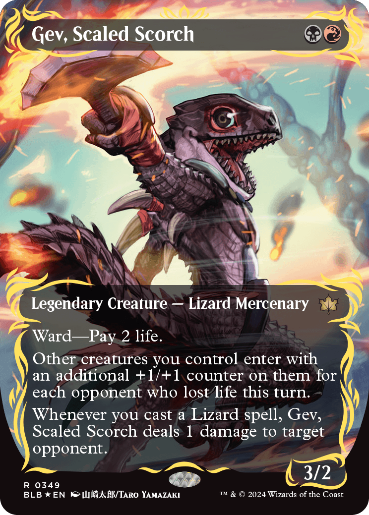 Gev, Calcinação Escamosa / Gev, Scaled Scorch - Magic: The Gathering - MoxLand