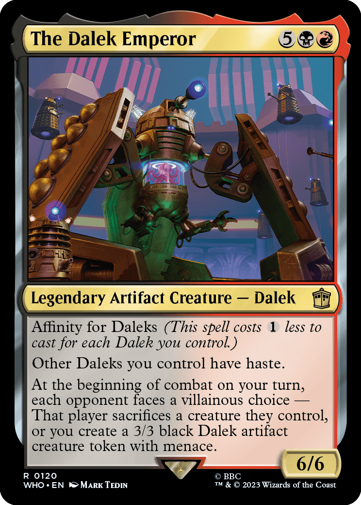 The Dalek Emperor - Magic: The Gathering - MoxLand