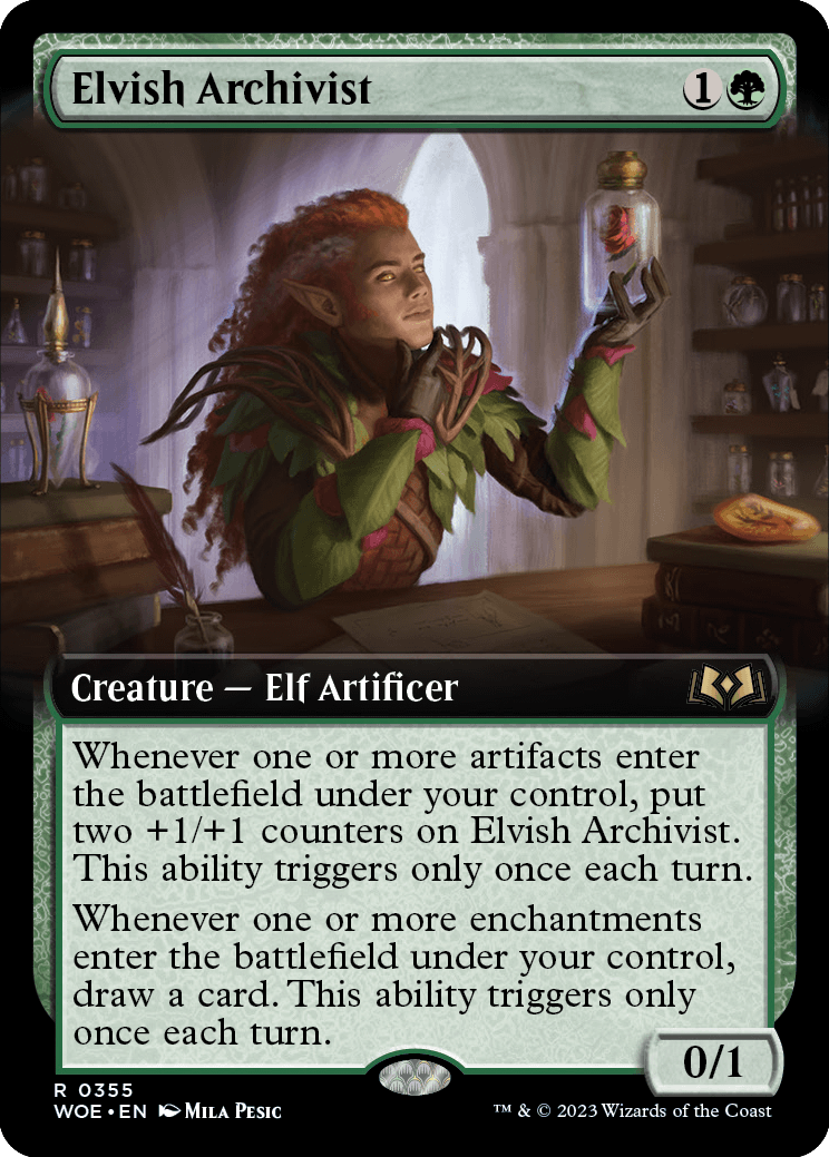 Arquivista Élfico / Elvish Archivist - Magic: The Gathering - MoxLand