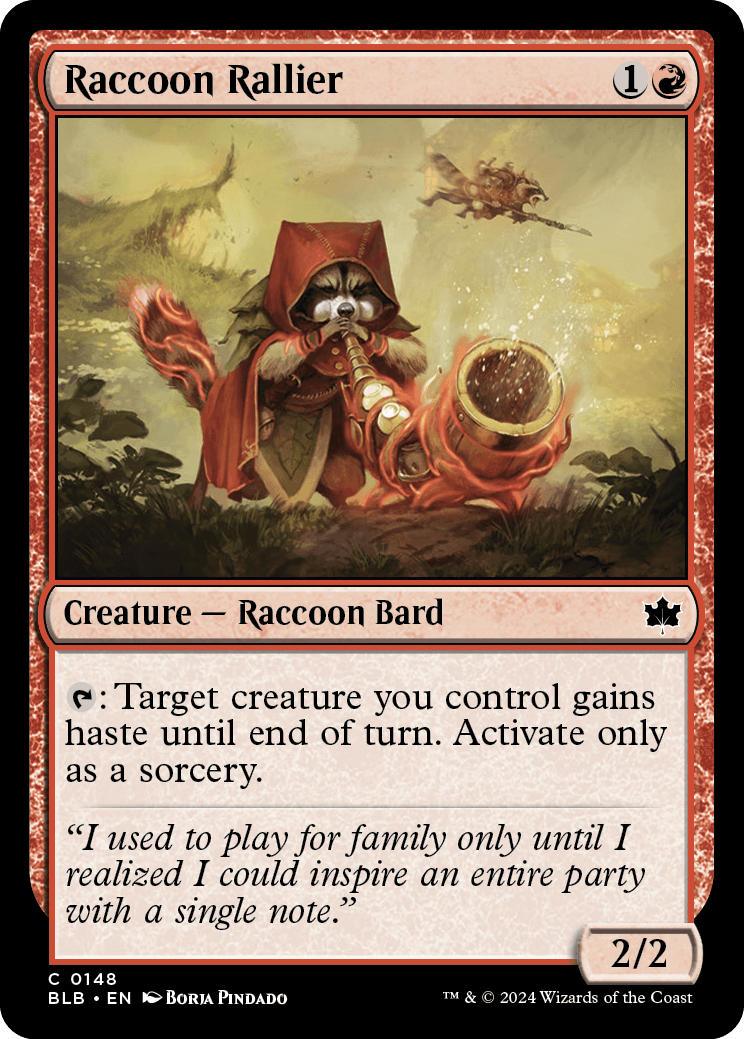 Agrupador Guaxinim / Raccoon Rallier - Magic: The Gathering - MoxLand