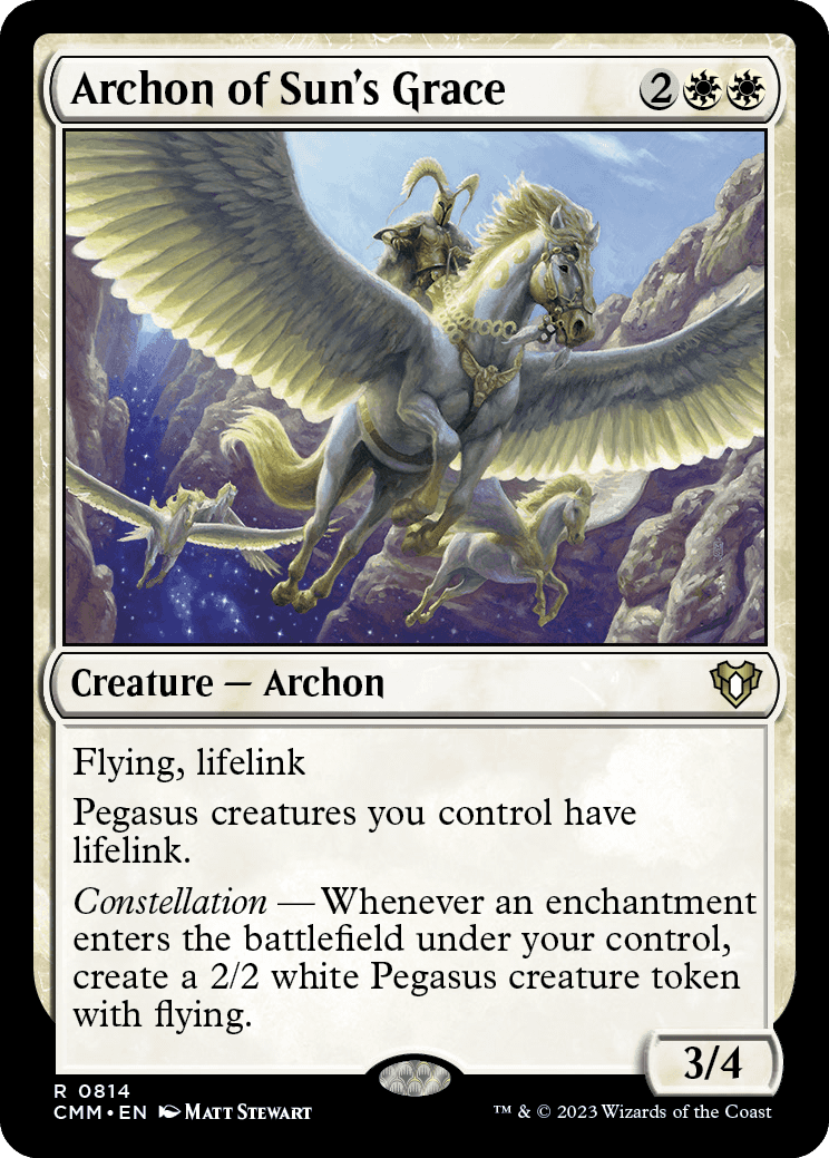 Arconte da Graça do Sol / Archon of Sun's Grace - Magic: The Gathering - MoxLand