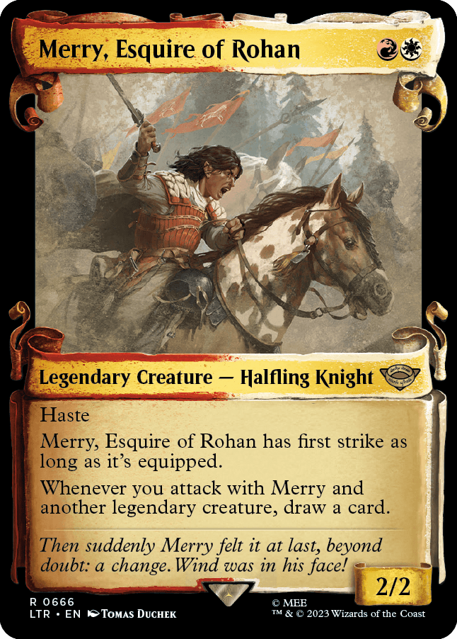 Merry, Escudeiro de Rohan / Merry, Esquire of Rohan - Magic: The Gathering - MoxLand