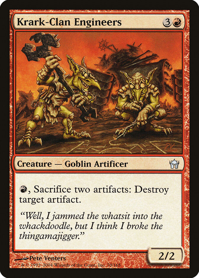 Engenheiros do Clã-de-Krark / Krark-Clan Engineers - Magic: The Gathering - MoxLand