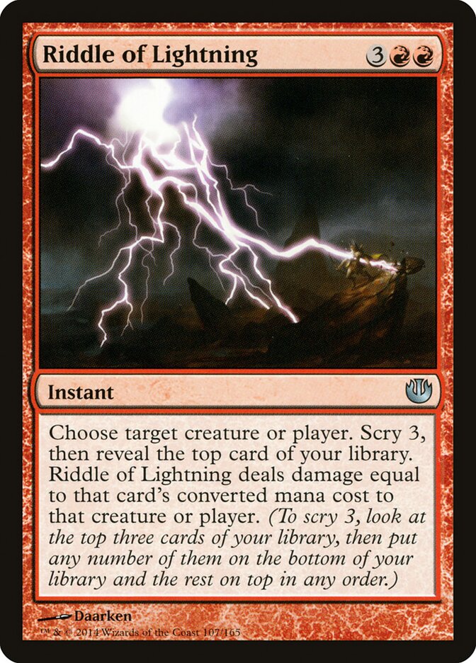 Enigma do Relâmpago / Riddle of Lightning - Magic: The Gathering - MoxLand