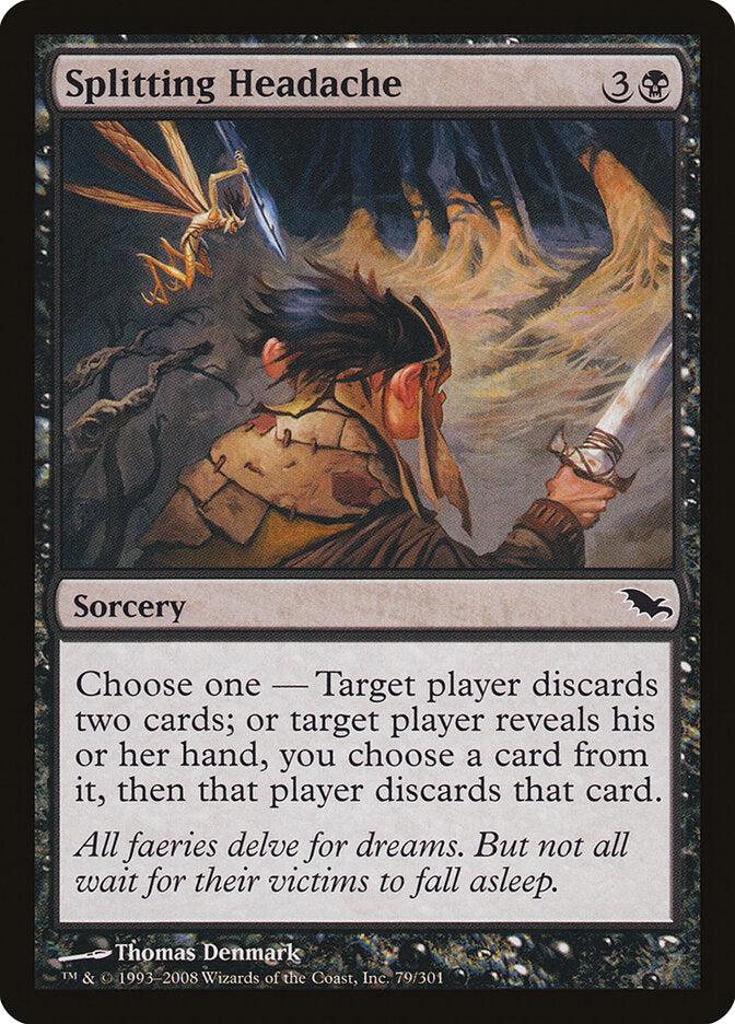 Enxaqueca Dilacerante / Splitting Headache - Magic: The Gathering - MoxLand