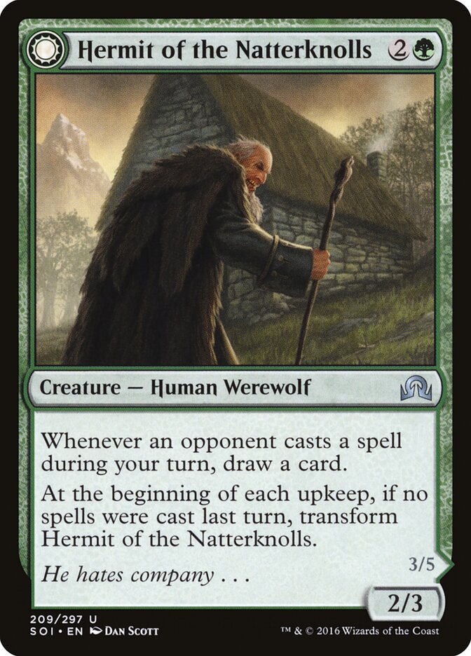 Eremita do Monte Rezinga / Hermit of the Natterknolls - Magic: The Gathering - MoxLand