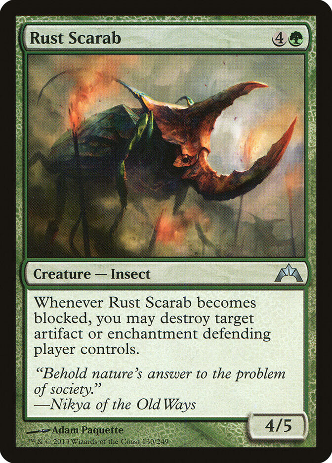 Escaravelho da Ferrugem / Rust Scarab - Magic: The Gathering - MoxLand