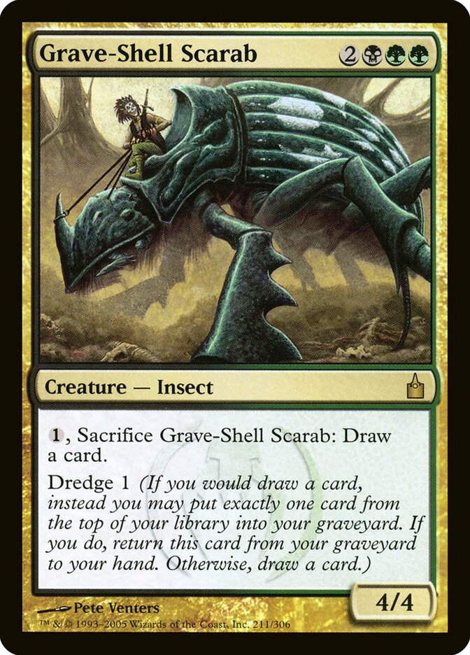 Escaravelho de Sepultura / Grave-Shell Scarab - Magic: The Gathering - MoxLand