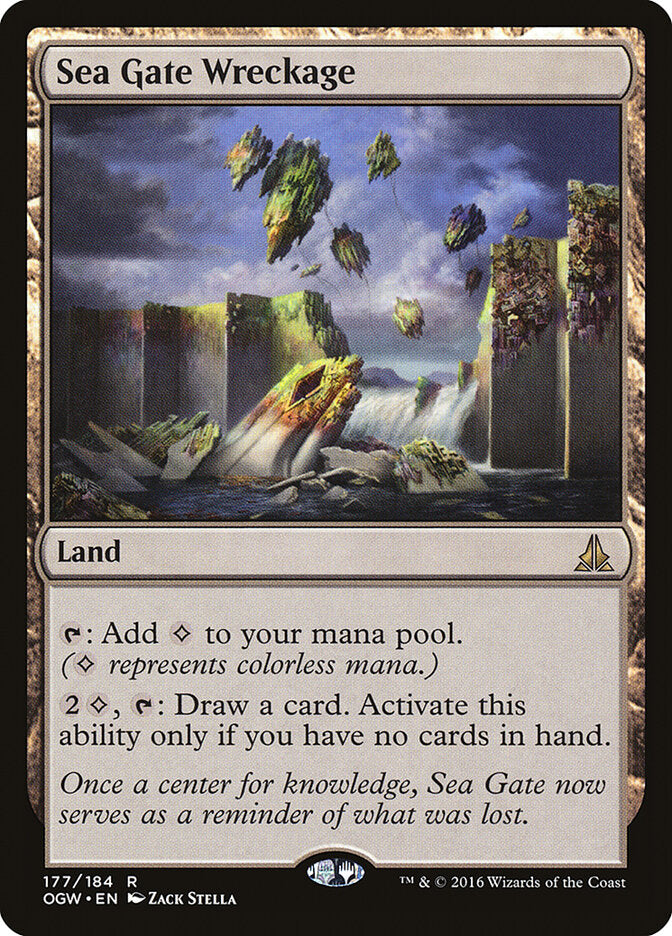 Escombros de Portão Marinho / Sea Gate Wreckage - Magic: The Gathering - MoxLand