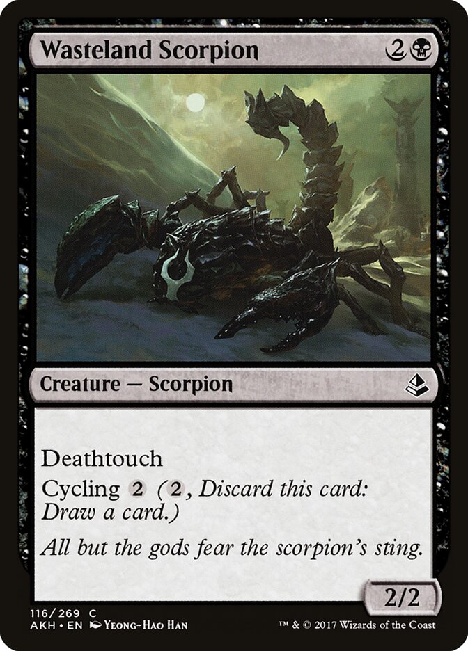 Escorpião dos Ermos / Wasteland Scorpion - Magic: The Gathering - MoxLand