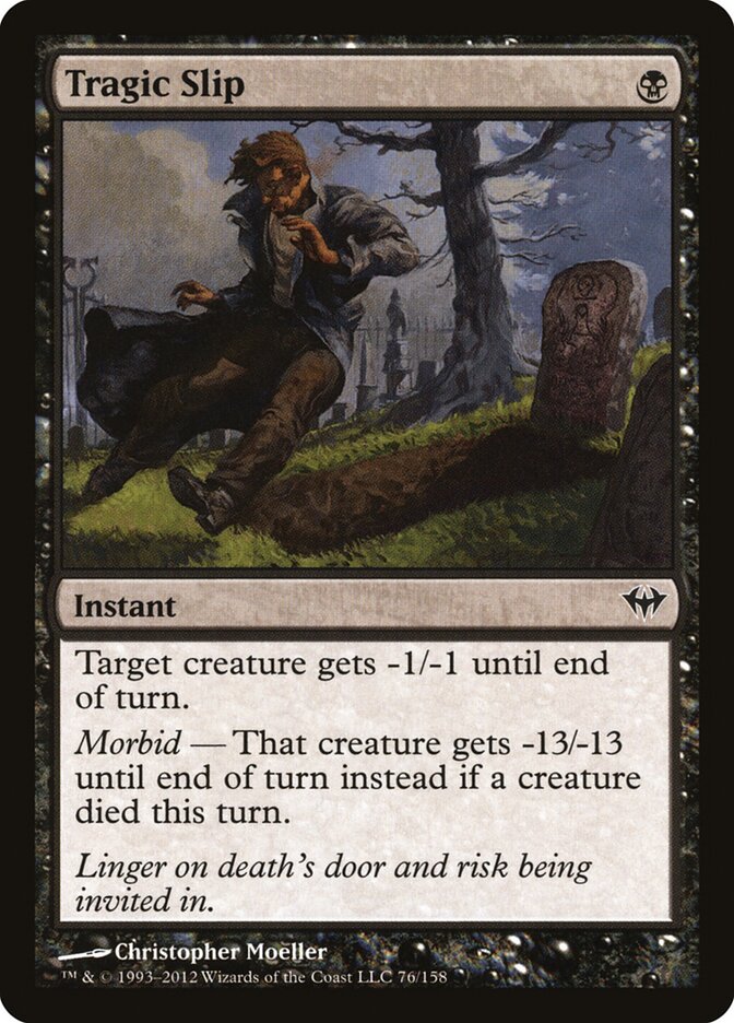 Escorregão Trágico / Tragic Slip - Magic: The Gathering - MoxLand