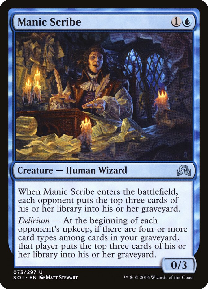 Escriba Maníaco / Manic Scribe - Magic: The Gathering - MoxLand