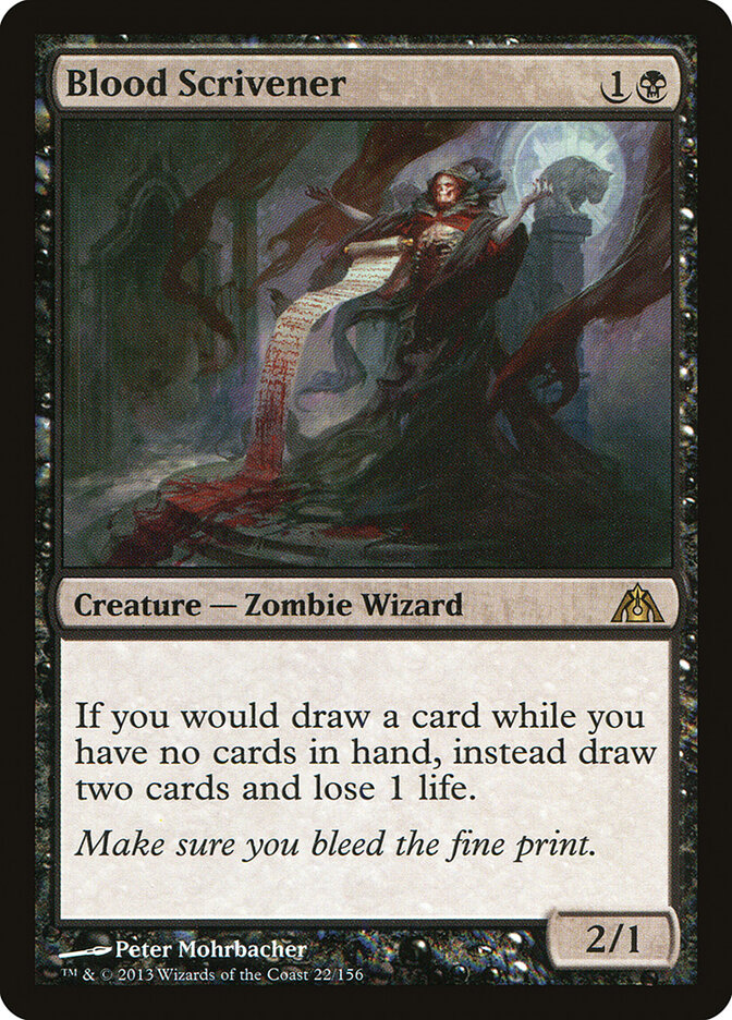 Escrivão Sangrento / Blood Scrivener - Magic: The Gathering - MoxLand