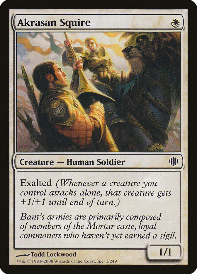 Escudeiro Akrasano / Akrasan Squire - Magic: The Gathering - MoxLand