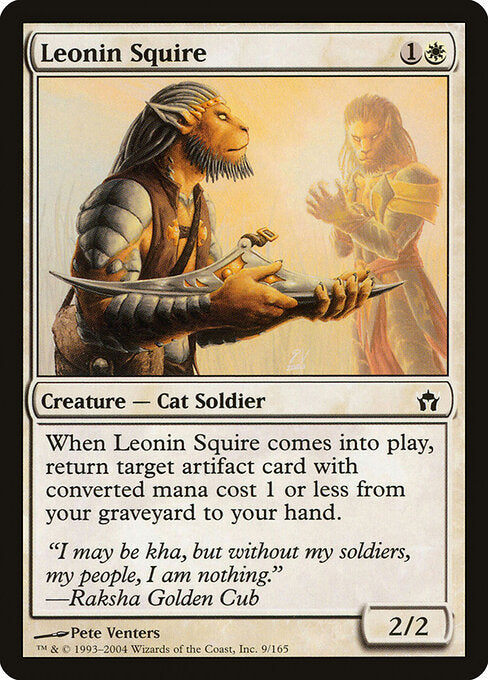 Escudeiro Leonino / Leonin Squire - Magic: The Gathering - MoxLand