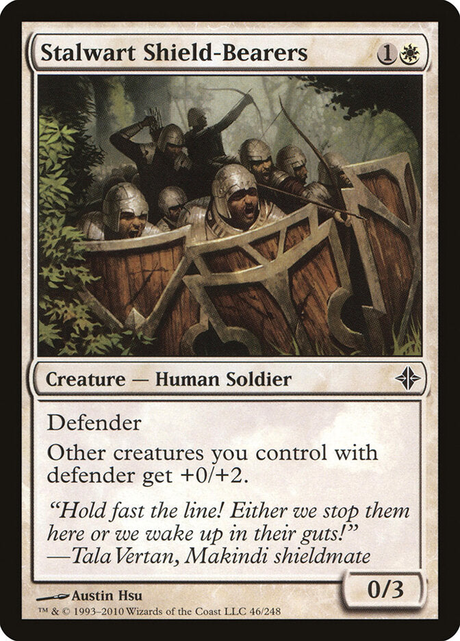 Escudeiros Robustos / Stalwart Shield-Bearers - Magic: The Gathering - MoxLand