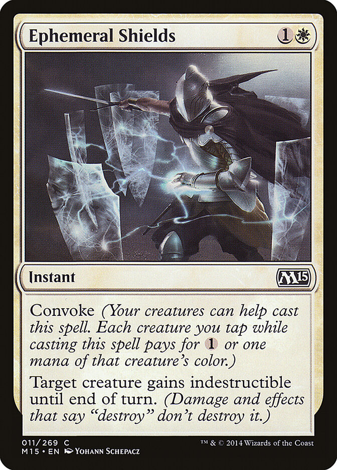 Escudos Efêmeros / Ephemeral Shields - Magic: The Gathering - MoxLand
