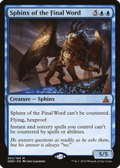 Esfinge da Palavra Final / Sphinx of the Final Word - Magic: The Gathering - MoxLand