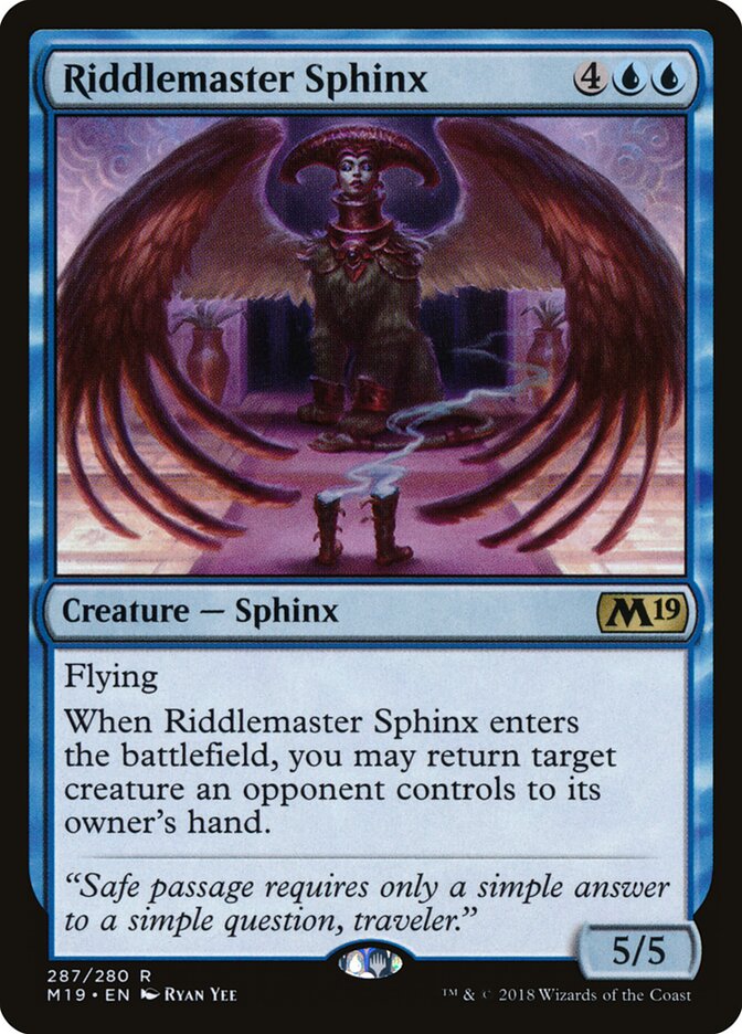 Esfinge Mestra dos Enigmas / Riddlemaster Sphinx - Magic: The Gathering - MoxLand