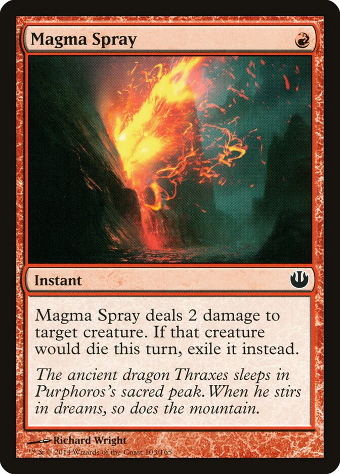 Esguicho de Magma / Magma Spray - Magic: The Gathering - MoxLand