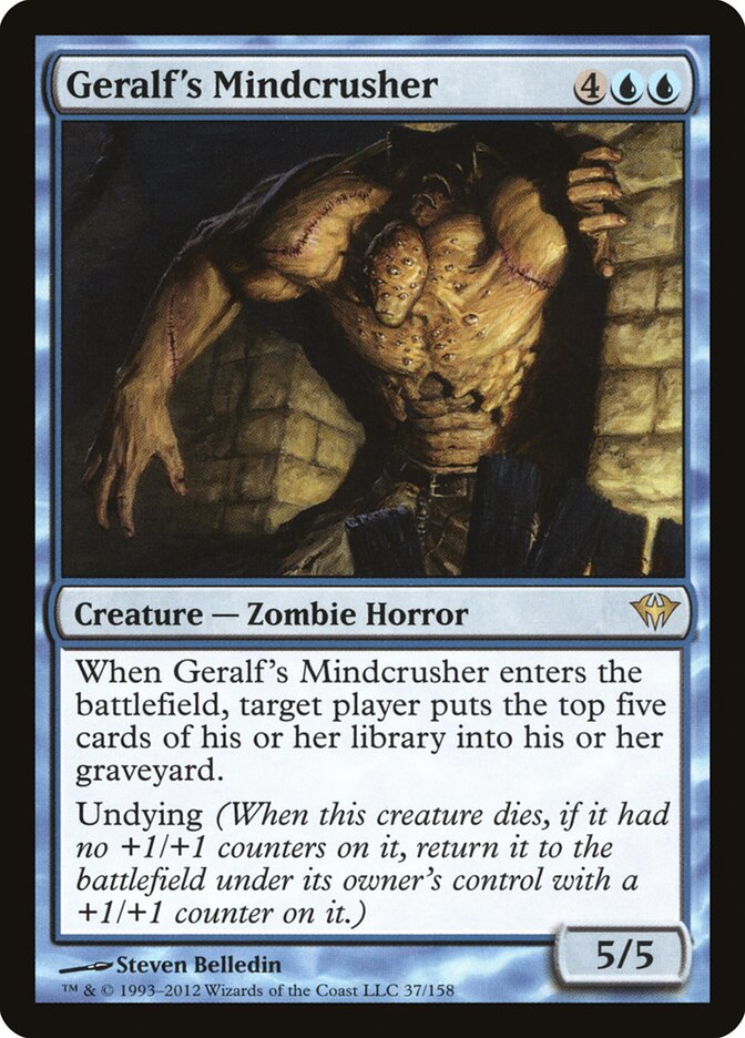Esmagador de Mente de Geralf / Geralf's Mindcrusher - Magic: The Gathering - MoxLand