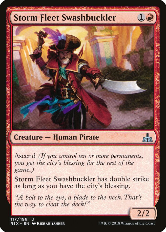 Espadachim da Frota da Tormenta / Storm Fleet Swashbuckler - Magic: The Gathering - MoxLand