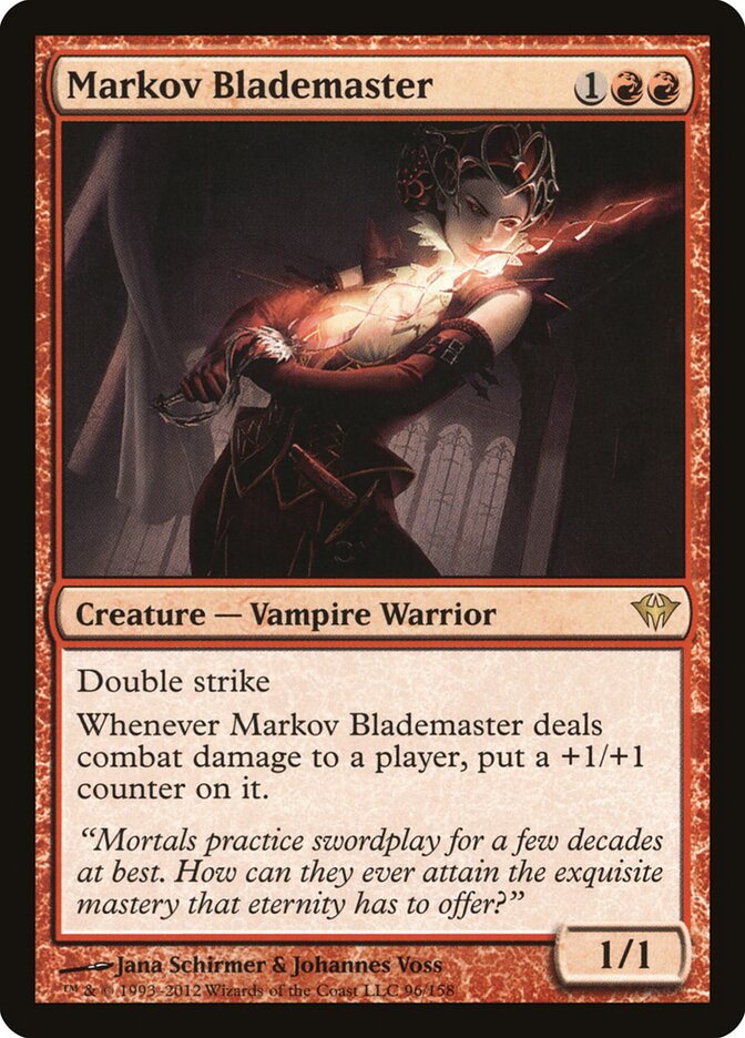 Espadachim-mestre de Markov / Markov Blademaster - Magic: The Gathering - MoxLand