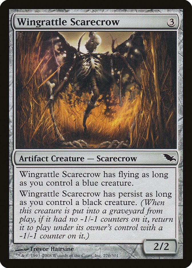 Espantalho da Sucata Alada / Wingrattle Scarecrow - Magic: The Gathering - MoxLand