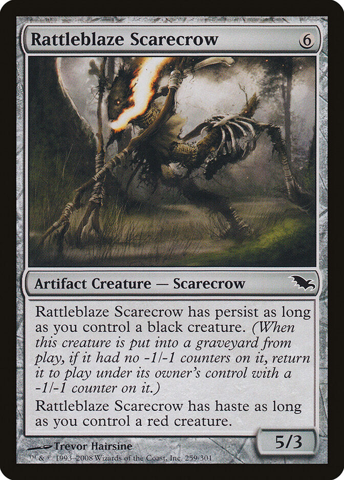 Espantalho da Sucata Flamejante / Rattleblaze Scarecrow - Magic: The Gathering - MoxLand